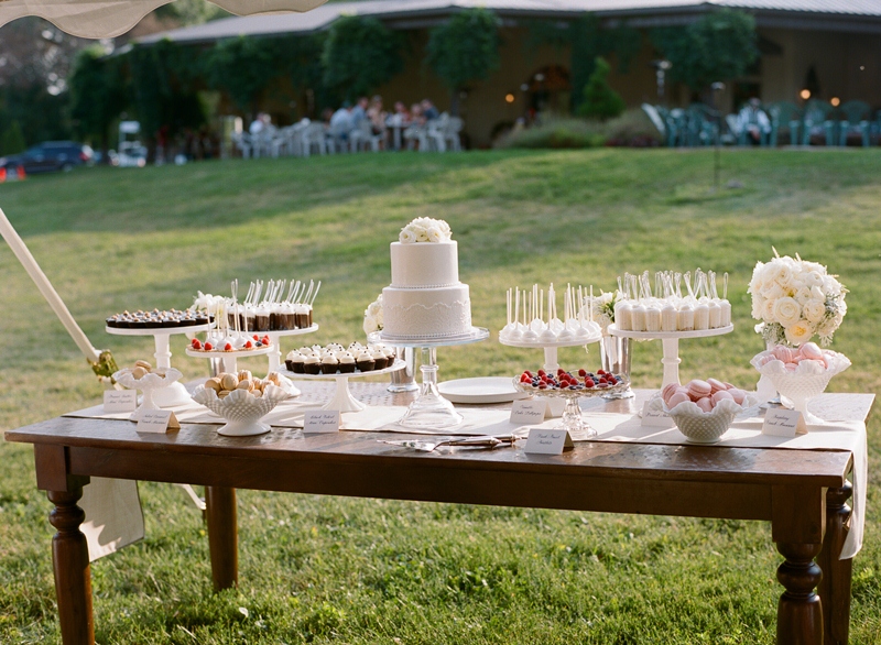 Elegant Vintage Wedding Dessert Table