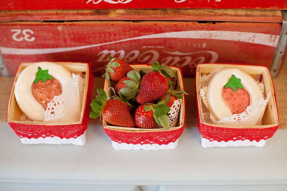 strawberry birthday party