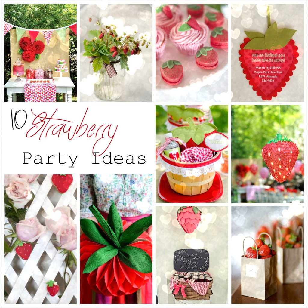 strawberry party ideas